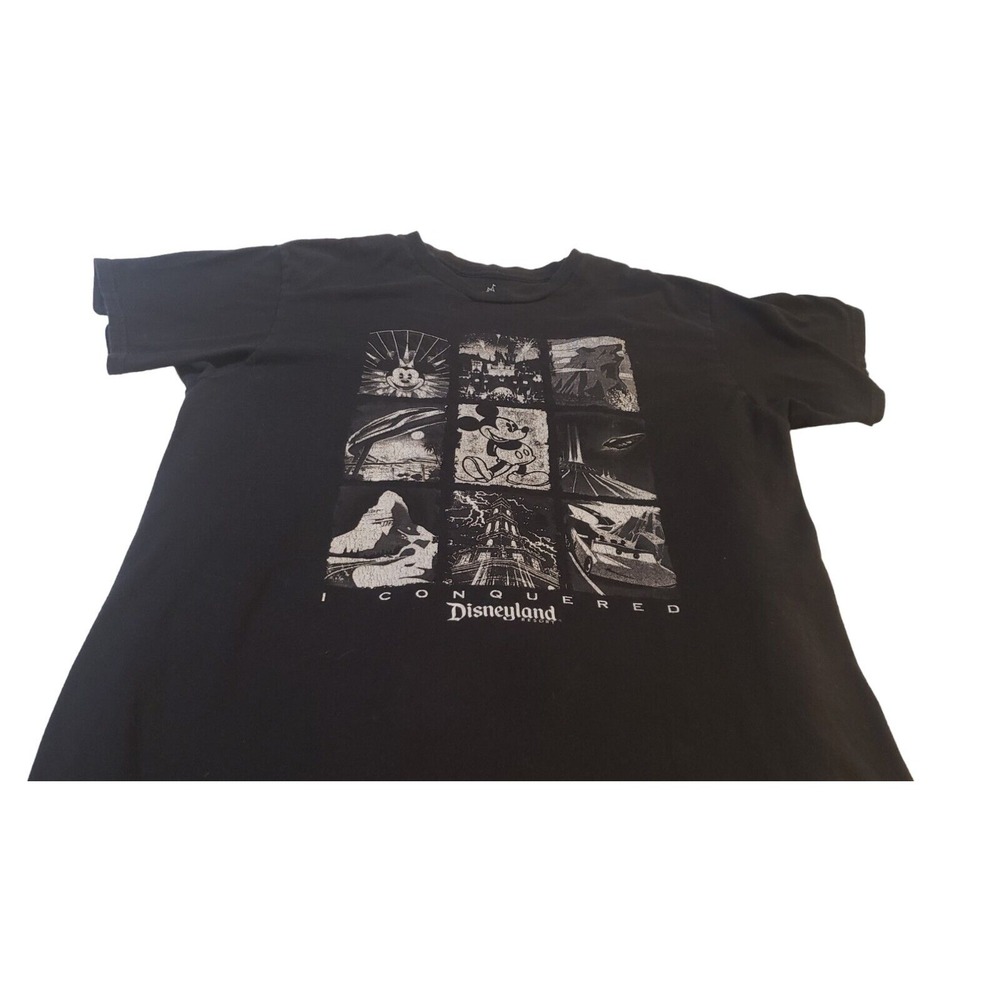 Disneyland "I‎ Conquered Walt Disney" T Shirt Walt Disney World Adult Size M